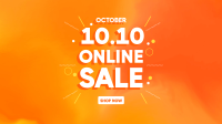10.10 Online Sale Facebook Event Cover