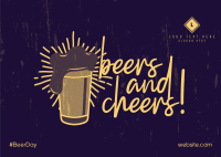 Cheers and Beers Postcard