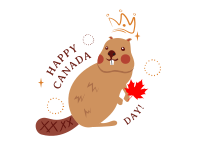 Cute Beaver Postcard