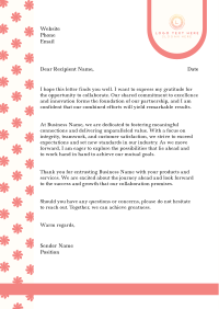 Non Profit Letterhead example 3