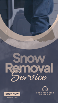 Snow Removal Service Instagram Story