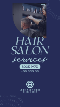 Salon Beauty Services Facebook Story