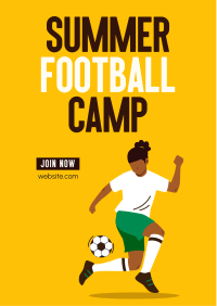 Football Summer Training Flyer