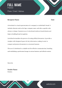 Agent Letterhead example 3