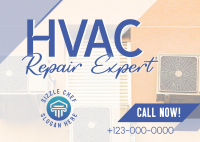 HVAC Repair Expert Postcard