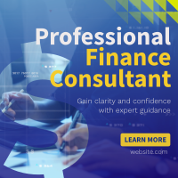 Professional Finance Consultant Instagram Post