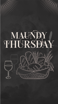 Maundy Thursday Supper Instagram Reel