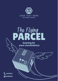 Flying Parcel Flyer Design