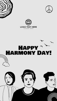 Harmony Day Celebration Facebook Story Design