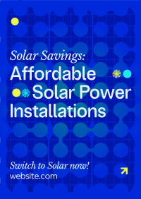 Solar Power Installations Flyer