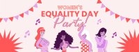 Party for Women's Equality Facebook Cover Design