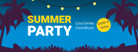 Summer Night Party Facebook Cover