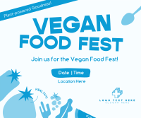 Blocky Vegan Food Fest Facebook Post