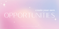 Dream Sparkling Gradient Twitter Post