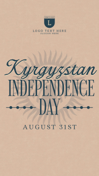 Kyrgyzstan Independence Day Facebook Story