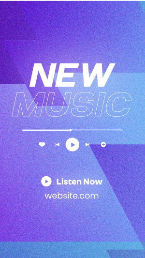 Bright New Music Announcement TikTok Video Image Preview