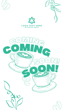 Cafe Coming Soon Instagram Story