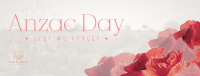 Anzac Flowers Facebook Cover Image Preview