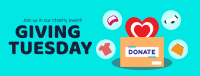 Giving Tuesday Charity Event Facebook Cover