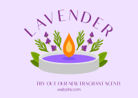 Lavender Scent Postcard