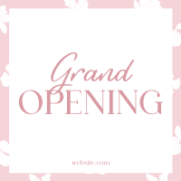 Floral Grand Opening Instagram Post