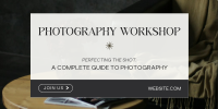 Photography Workshop Elegant Twitter Post