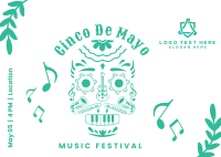 Cinco De Mayo Music Fest Postcard