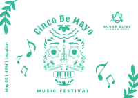 Cinco De Mayo Music Fest Postcard Image Preview