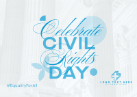 Civil Rights Celebration Postcard