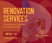 Renovation Experts Facebook Post