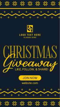 Christmas Giveaway Promo Instagram Story