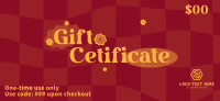 Groovy Retro Gift Certificate