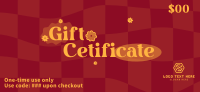 Abstract Gift Certificate example 2