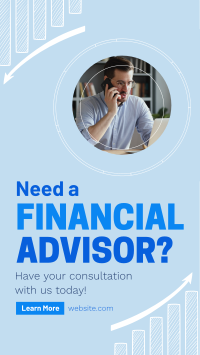 Professional Financial Advisor Facebook Story