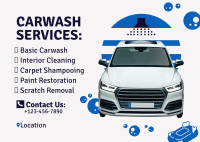 New Carwash Company Postcard