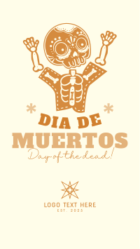 Dia De Muertos Facebook Story example 1