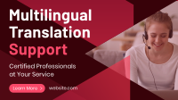 Multi-Language Support Animation