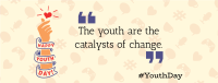 Youth Day Quote Facebook Cover Design