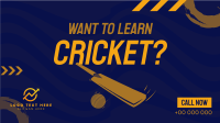 Time to Learn Cricket Video