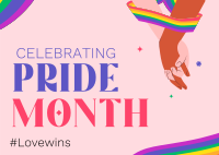 Live With Pride Postcard