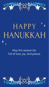 Celebrating Hanukkah Facebook Story