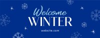 Welcome Winter Facebook Cover