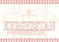 Kyrgyzstan National Celebration Postcard