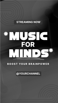 Brain Music Playlist Facebook Story