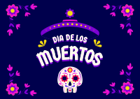 Day of the Dead Postcard