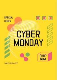 Quirky Tech Cyber Monday Flyer