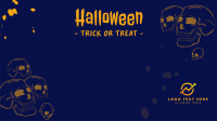 Halloween Skulls Zoom Background