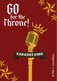 Karaoke King Flyer