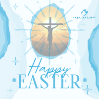 Religious Easter Instagram Post Design