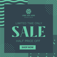 Flashy Limited Time Sale Instagram Post